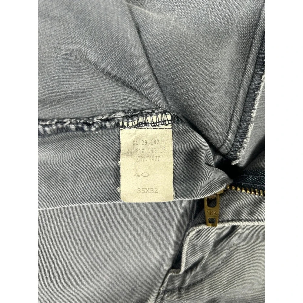 Polo Ralph Lauren Chino Pants Mens 35x32 Gray Cotton Flat Front Straight